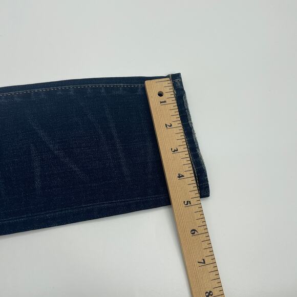 New ROCK REVIVAL REMIX Jean Size 25 Dark Wash Distressed Ankle Skinny - Picture 10 of 10